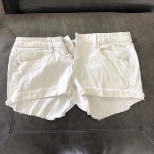 White denim shorts, juniors size 13